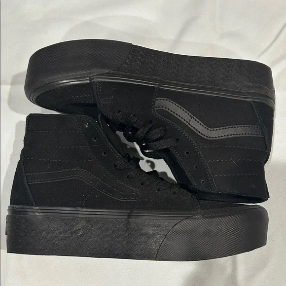 Vans Women's Black High-Top Sneakers - Picture 2 of 3